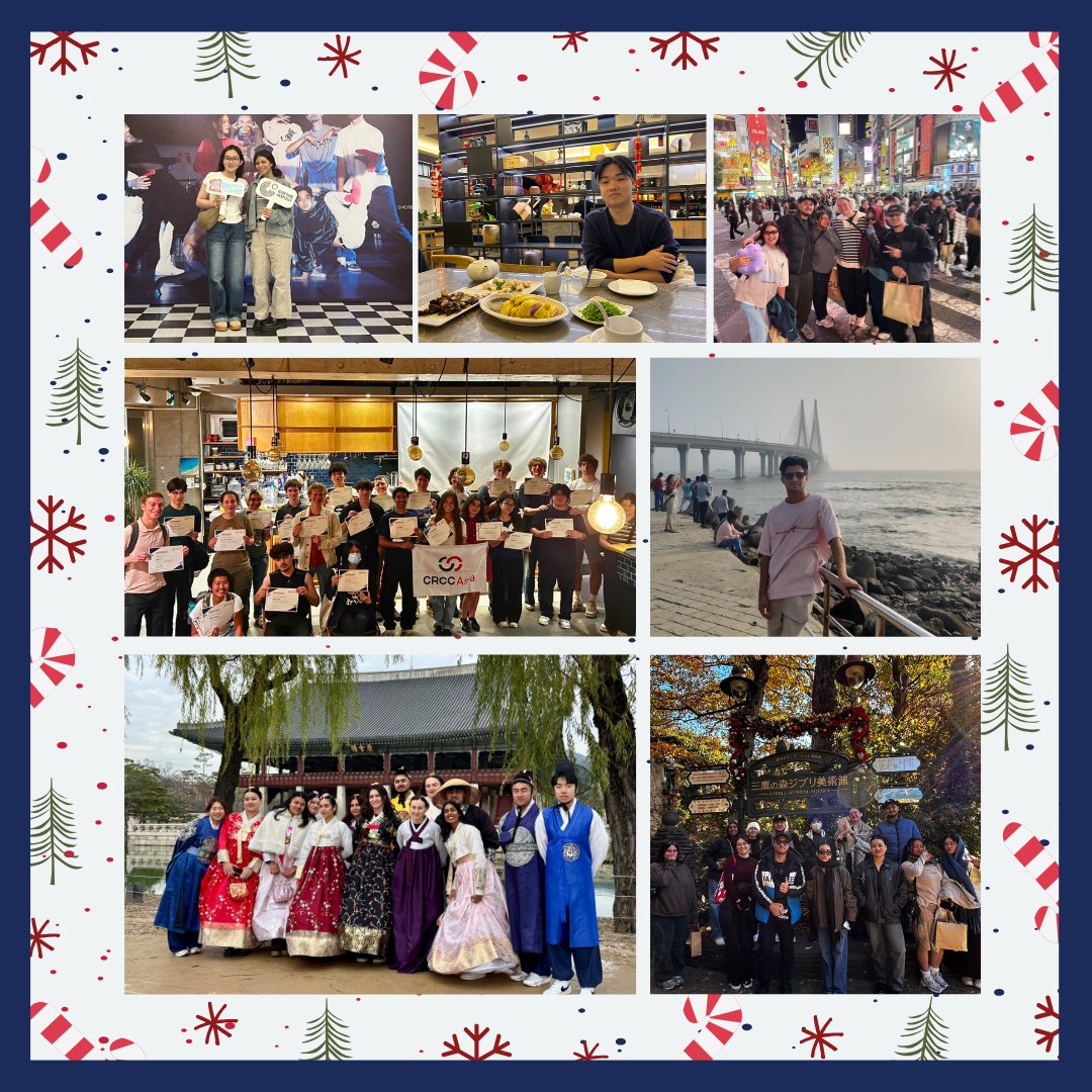 Merry Christmas from CRCC Asia! 🎅
This holiday season, embrace new cultures, create memories, and feel the holiday magic across Asia! 🎁 ✨ 
A huge thank you to our interns and industry partners—your support has made this year unforgettable. Wishing you joy and festive cheer! 💖