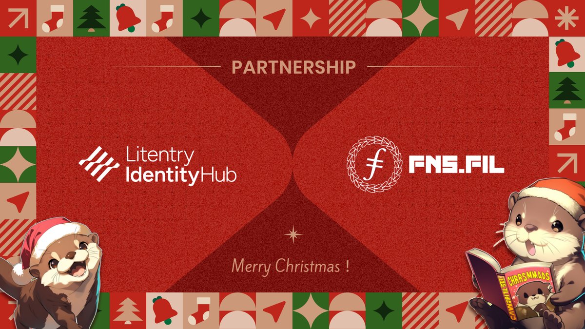 Welcome to Day 3️⃣ of 🎄Xmas carnival 🎄
Today's goodies are provided by <a href="/DomainFNS/">fns.fil</a>

🎁Giveaway: 500 $VFNS, equivalent to 300 USDT, all you need to do 👇
1️⃣Follow both <a href="/litentry/">Litentry</a> and <a href="/DomainFNS/">fns.fil</a>
2️⃣RT this post
3️⃣Leave your ETH address in the comment below

<a href="/DomainFNS/">fns.fil</a> is a