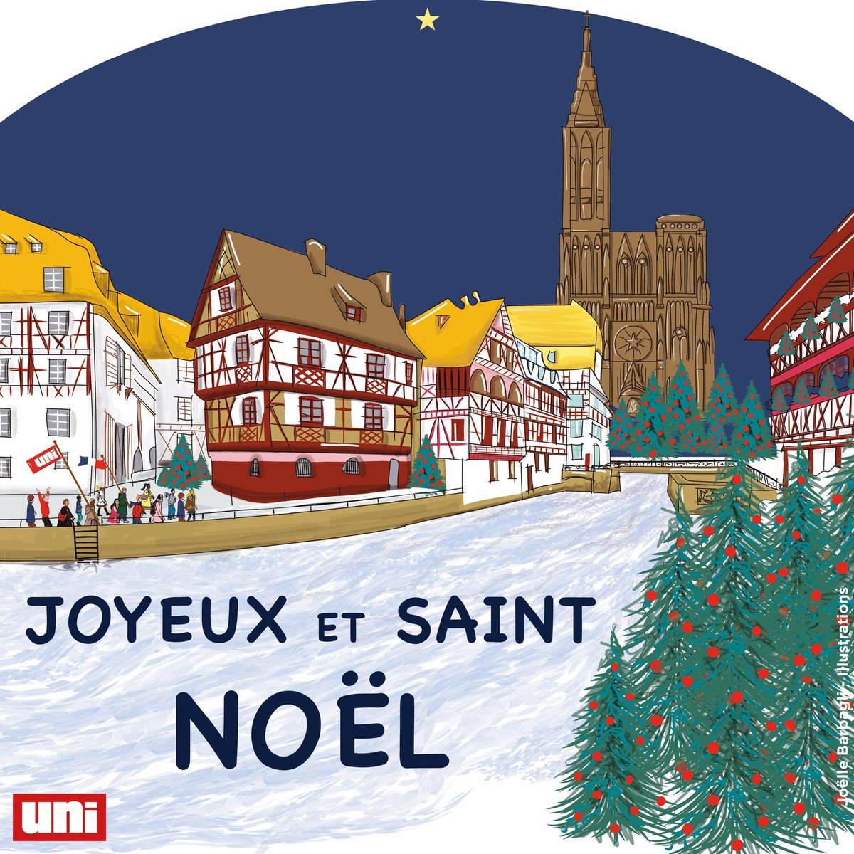 unilemans's tweet photo. L’UNI Le Mans vous souhaite un joyeux et saint Noël  ! 🎄 https://t.co/o4KRqCNlH2