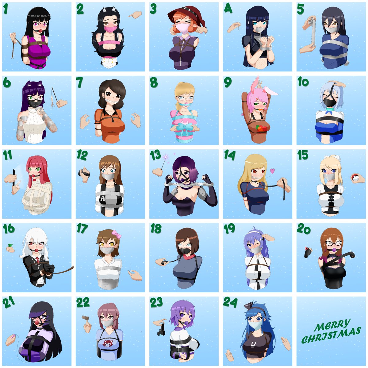 cantf1ndauser's tweet photo. Merry Christmas Everyone! 🎅🎄
Thanks for everyone who submitted their OCs for my little project. I had a lot of fun! Hope you did too! 😊 https://t.co/VQ20PaKIlc