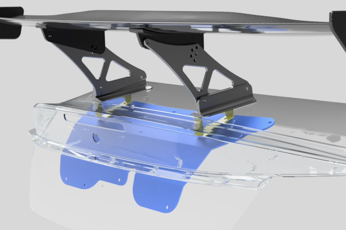車 【百足様専用】 SARD GTウイング 補強板 ②個目の商品