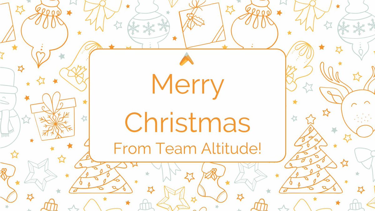Wishing all who celebrate a very Merry Christmas from Team Altitude!🎄