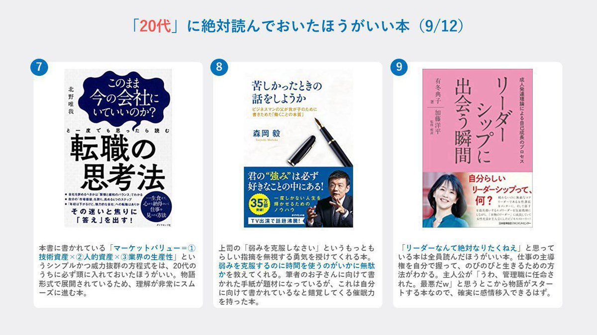 ysk_motoyama's tweet photo. 20代の皆さま、冬休みにどうしても読んでほしい本がこちらです https://t.co/oHjhpD0Od3