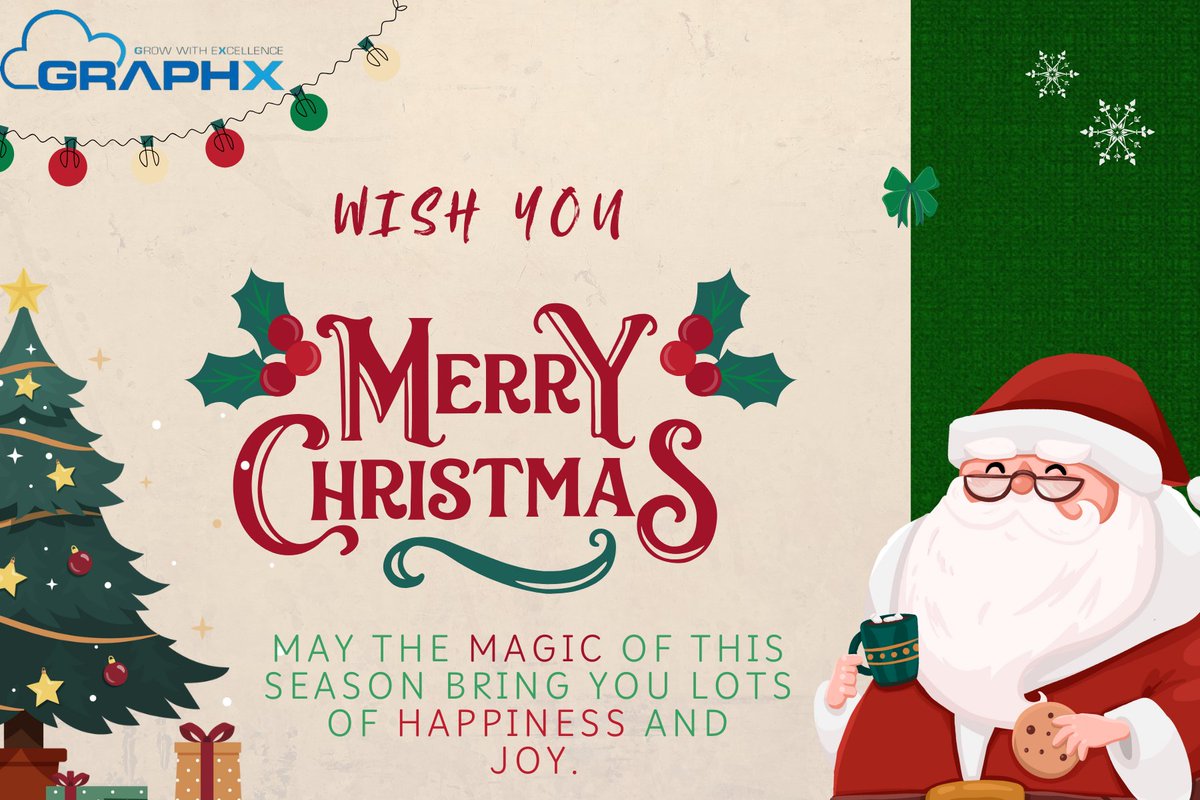 GraphxSystems's tweet image. 🎄✨ Celebrating the Joy of Christmas at GraphX ! 🎅
Wishing everyone a Merry Christmas and a season full of happiness, success, and prosperity! 🎄💼
#MerryChristmas #GraphXSolutions #FestiveVibes #TeamCelebrations #HolidayCheer #BackOffice #GraphXsystems
