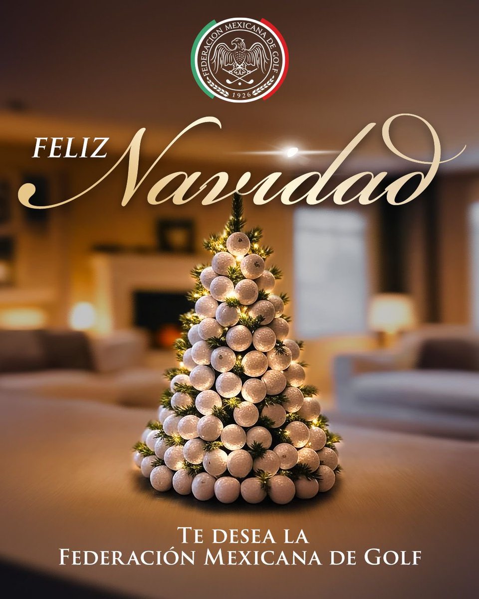 La Federación Mexicana de Golf te desea una Feliz Navidad. ⛳️🎄

#TodosSomosFederación