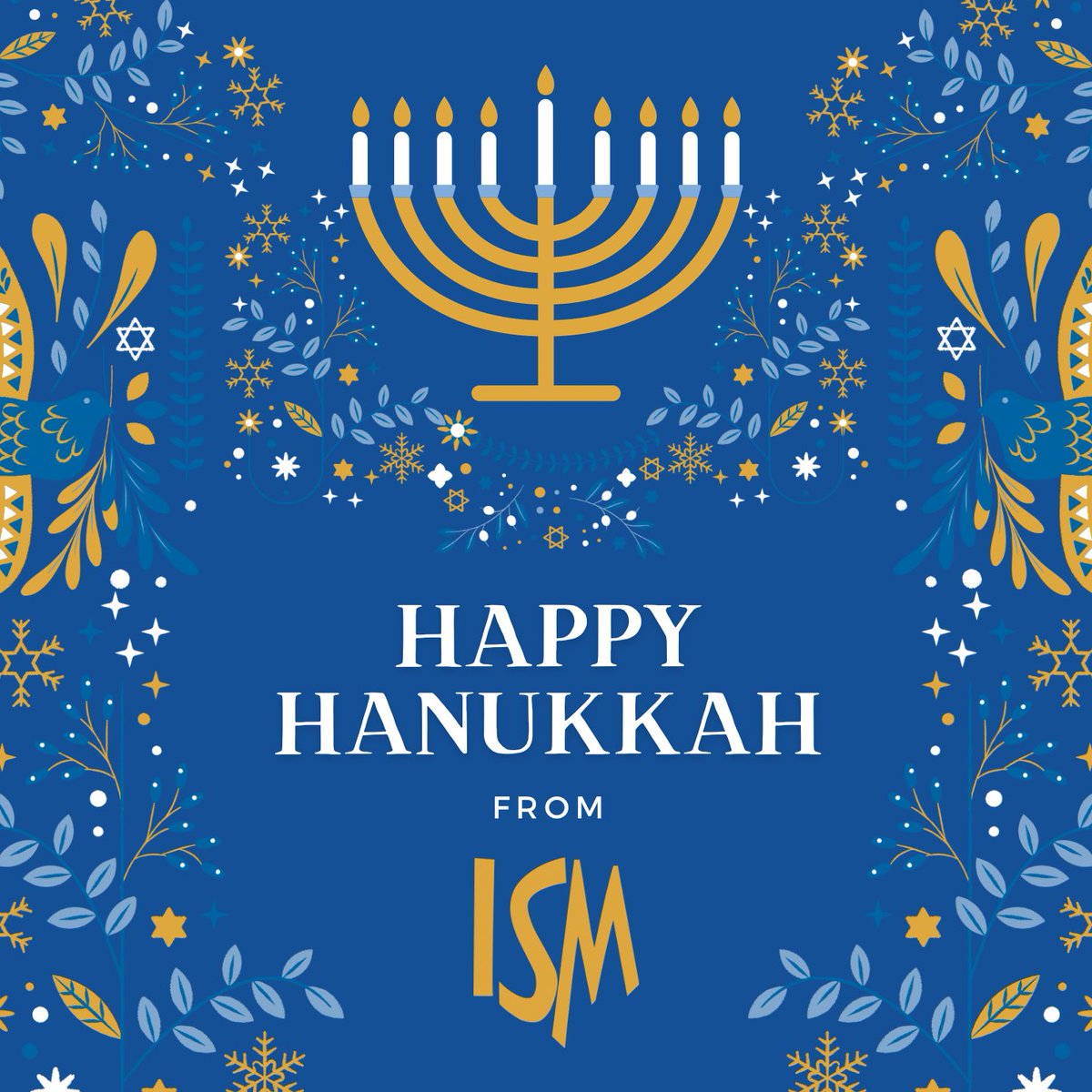🕎✨ The International School of Monaco sends warm wishes to you and your family for a joyful and peaceful Hanukkah! May this Festival of Lights fill your homes with love, hope, and happiness. Happy Hanukkah from all of us at ISM! 🕯️💙