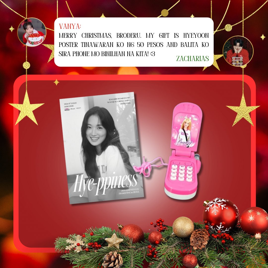 ︎ᅠ
︎ᅠ
ⓘ SECRET SANTA! 

Merry Christmas! Part two na to. Meron talagang part one. Walang sana sana. Dapat magustuhan mo to. 
︎ᅠ
︎ᅠ