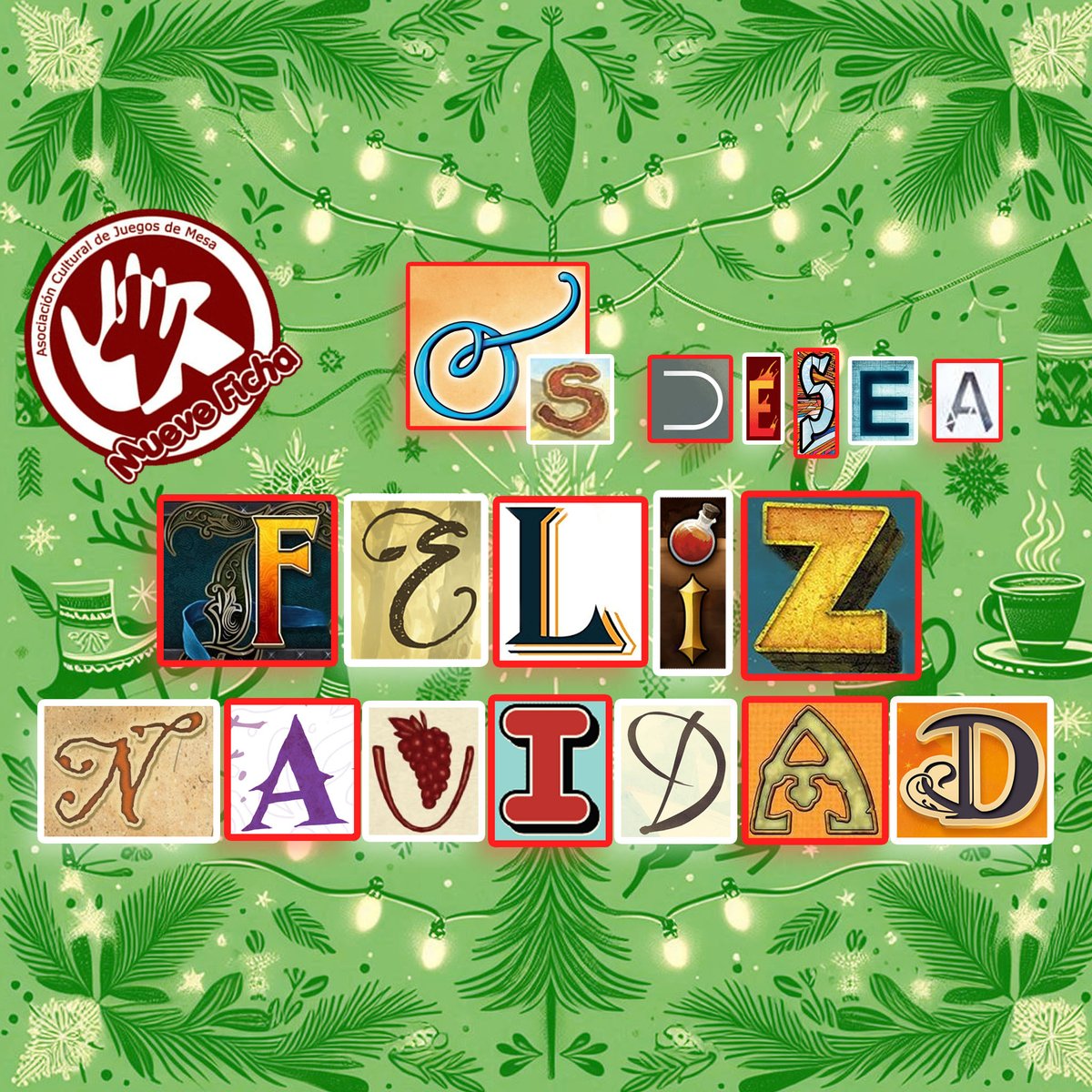Asociación Cultural Mueve Ficha os desea ¡Feliz Navidad!