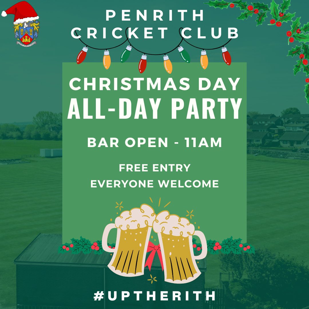 🎄🍻 MERRY CHRISTMAS EVERYONE! 🎄🥂

The Club will be open today from 11am. Feel free to pop in for a beer or two before your Christmas dinner.