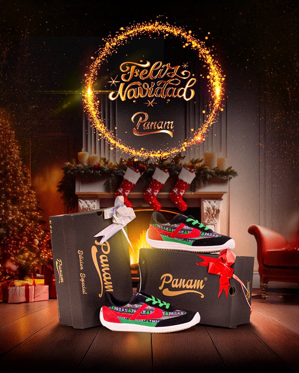 ❄️⛄️🎄 ¡Feliz Navidad, te desea Panam! 👟🎅❄️⛄️🎄