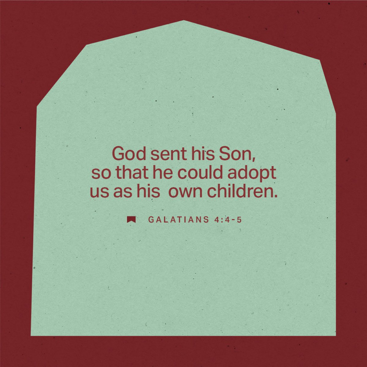 YouVersion's tweet image. Galatians 4:4-5