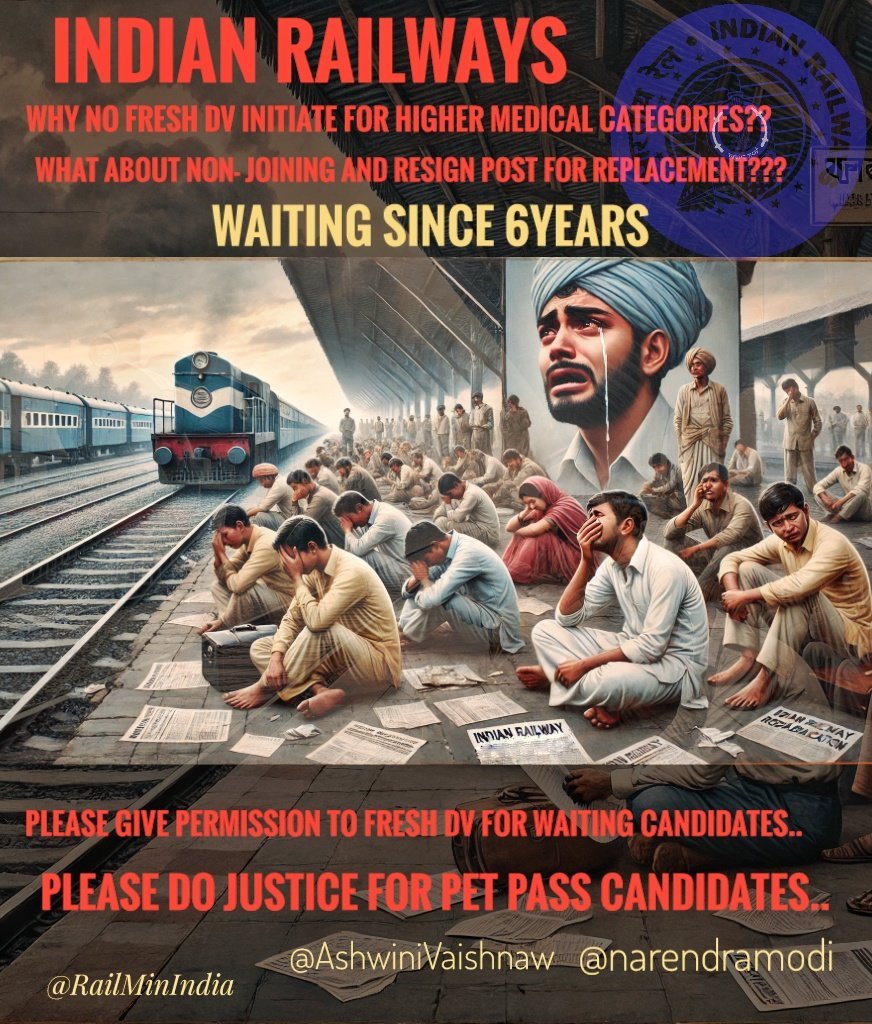 RAYIVALASANARA1's tweet photo. Hi sir, my name RAYIVALASANARAYANARAO 
SUBJECT: SIR I am waiting  candidate  rrc level 1  group d candidate  , recently   railway  minister  fresh dv not initiated   notice coming and I am waiting  to 6 years https://t.co/SGIS94yJ7S