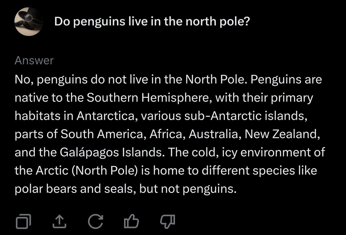 MonocleMeme's tweet photo. @Fibullnacci @pudgypenguins According to @grok, most penguins live in the southern hemisphere . Guess $Pengu about to be the first ones living up there 😉🧐. gettit? 🤭 https://t.co/cOe0pUb1iG
