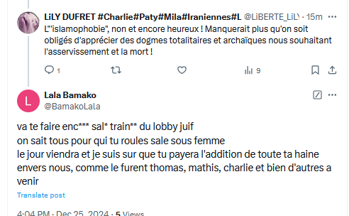 LiBERTE_LiLY_2's tweet photo. Cas d'école, où comment nous convaincre que nous faisons erreur et que l'islam est paix et amour https://t.co/fh3tC0BWTC