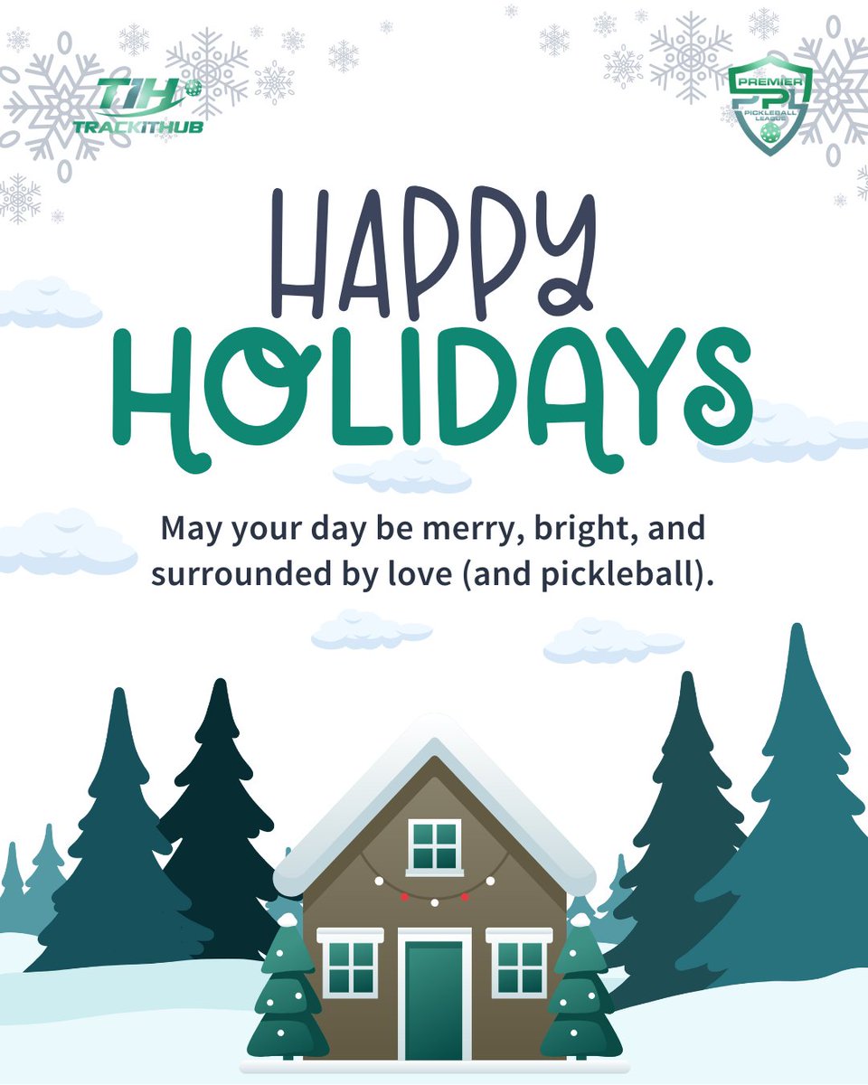 🎄 Happy Holidays from our court to yours! ❄️