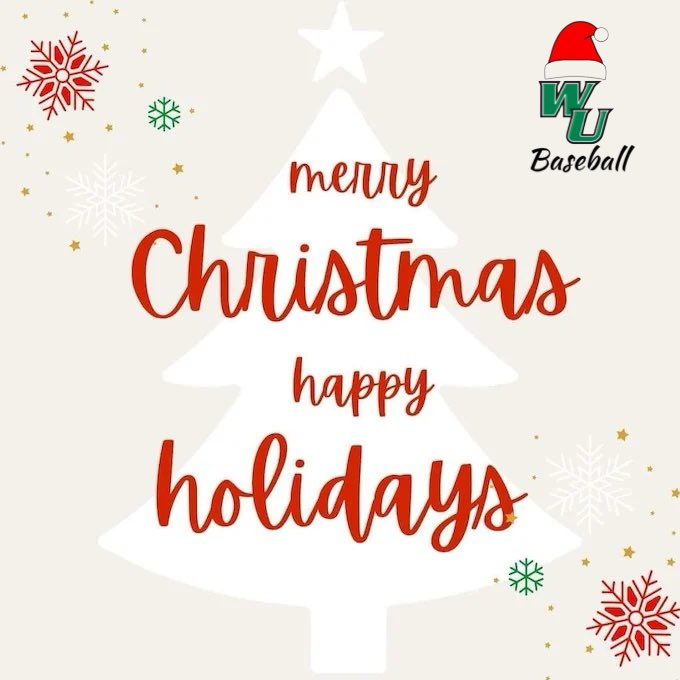 From the WilmU Baseball Family to yours....                                                           

Merry Christmas and Happy Holidays!