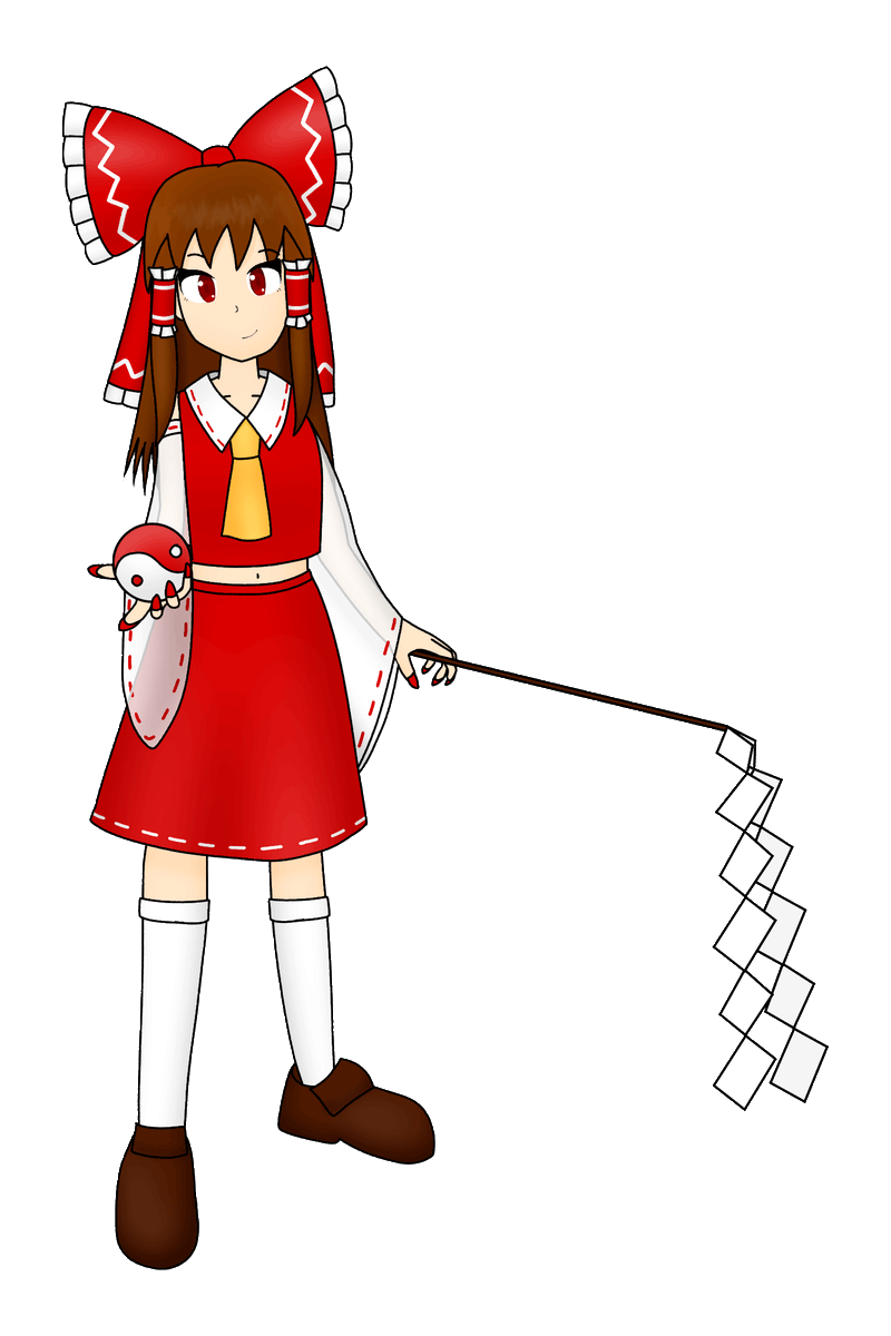 Kittynamari's tweet photo. #Touhou Reimu. https://t.co/4UW5RxawwN