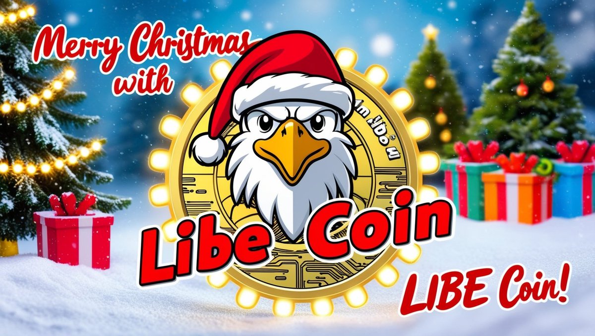 libecoin's tweet photo. LIBE Coin and Christmas – Freedom and Joy! 🎄🦅
Celebrate the festive season with LIBE Coin – a symbol of freedom and community. Join the white eagle in spreading Christmas spirit, bringing joy and new opportunities to the crypto world.
#LIBECoin #MerryChristmas #CryptoJoy https://t.co/fvrzi5VsHa
