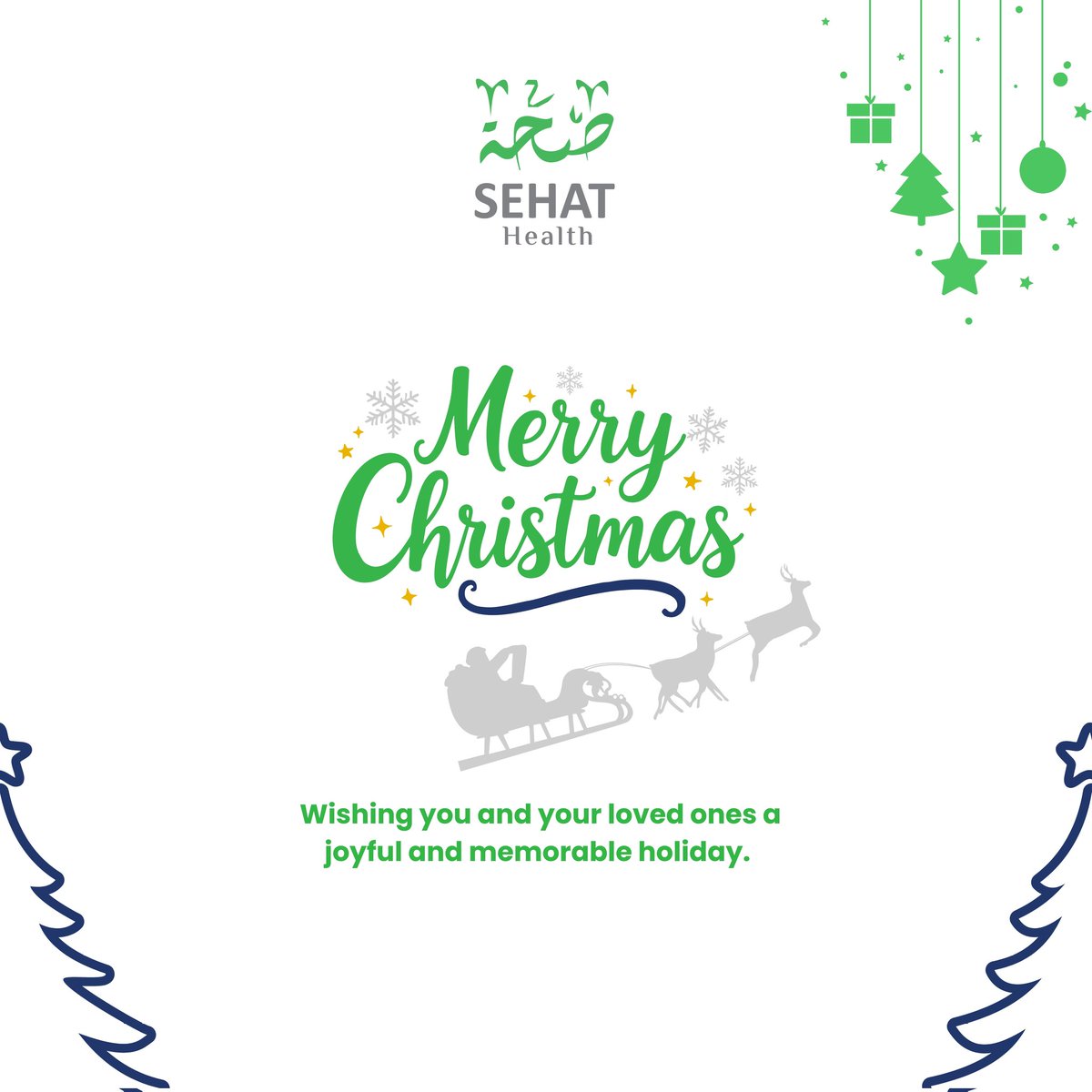 SEHATManagement's tweet photo. Wishing you and your loved ones a joyful and memorable holiday season.
Merry Christmas from SEHAT Health!

#christmas #christmas2024 #merrychristmas #joy #holidayseason https://t.co/1yKAde4xDR
