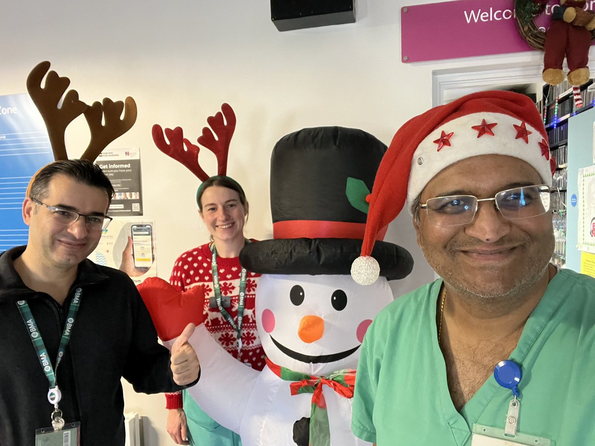 Srihari Vallabhajousula (@srihari_vallabh) on Twitter photo Merry Christmas <a href="/NHSBorders/">NHS Borders</a>
Exchanged greetings with our patients. The Surgical Oncall team coffee was followed by main course with ward 7 nurses and dessert with theatre staff
It was lovely to see MAU staff in their bespoke Christmas Tops. Merry Christmas <a href="/NHSBorders/">NHS Borders</a>
Exchanged greetings with our patients. The Surgical Oncall team coffee was followed by main course with ward 7 nurses and dessert with theatre staff
It was lovely to see MAU staff in their bespoke Christmas Tops.