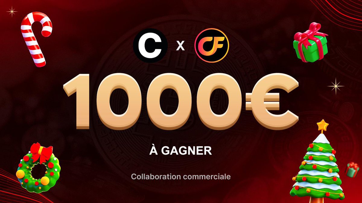 Cerfia (@cerfiafr) on Twitter photo 🚨🎁 CONCOURS DE NOËL 🎁🎄
Pour célébrer cette fin d’année 2024, on a le plaisir de vous OFFRIR 1000€ avec <a href="/coinacademy_fr/">Coin Academy</a> ! ✨
👉 Pour participer :
1. RT + Like le tweet
2. Follow <a href="/coinacademy_fr/">Coin Academy</a> & <a href="/CerfiaFR/">Cerfia</a>
3. Commente #NoelCerfia ⬇️
📆 TAS le 01/01/2025 🚨🎁 CONCOURS DE NOËL 🎁🎄
Pour célébrer cette fin d’année 2024, on a le plaisir de vous OFFRIR 1000€ avec <a href="/coinacademy_fr/">Coin Academy</a> ! ✨
👉 Pour participer :
1. RT + Like le tweet
2. Follow <a href="/coinacademy_fr/">Coin Academy</a> & <a href="/CerfiaFR/">Cerfia</a>
3. Commente #NoelCerfia ⬇️
📆 TAS le 01/01/2025