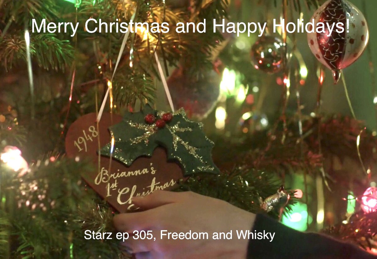 Happy Holidays, Outlander fans. Be safe. Be happy. Be blessed!
