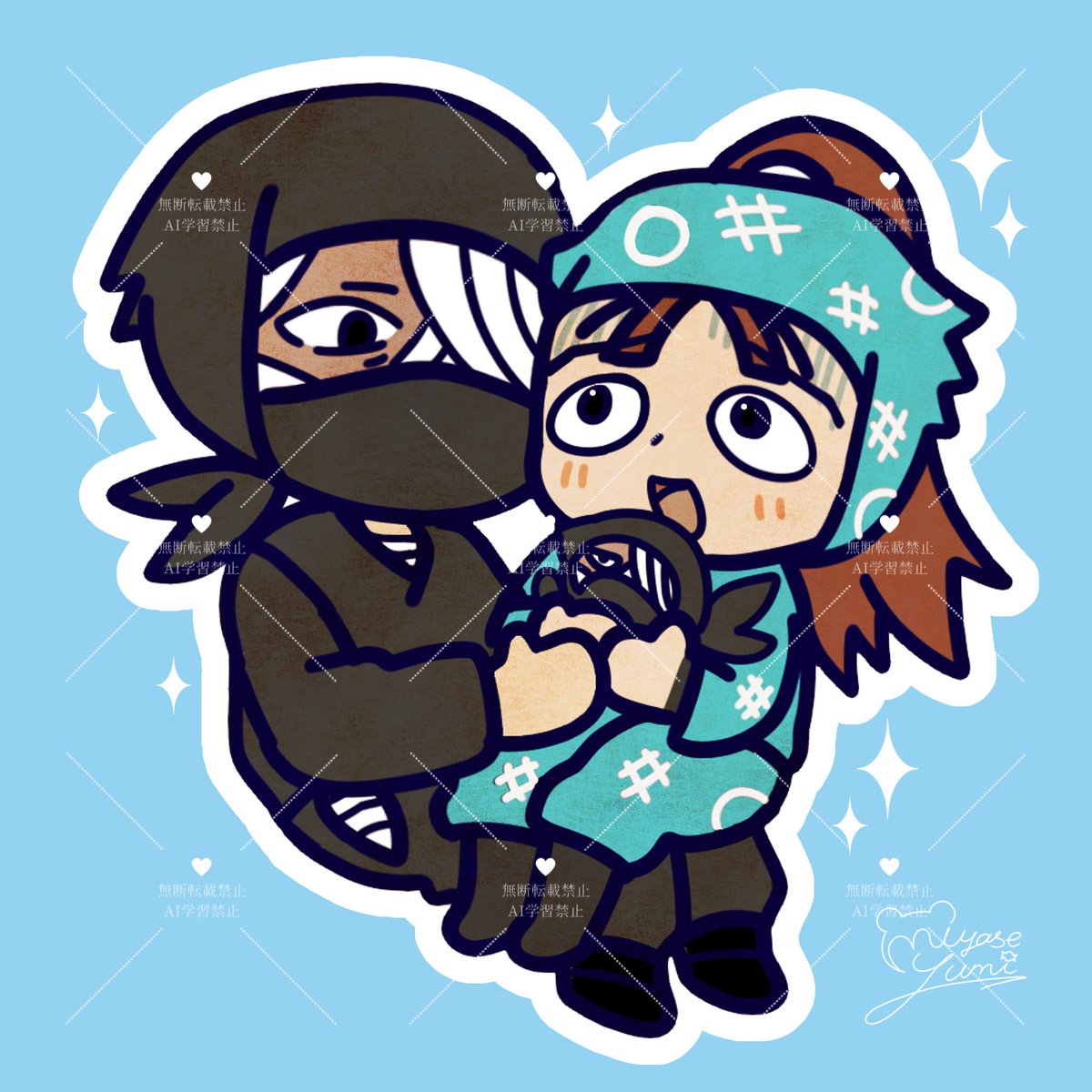 雑渡さん伏木蔵くんコンビが好きですという絵