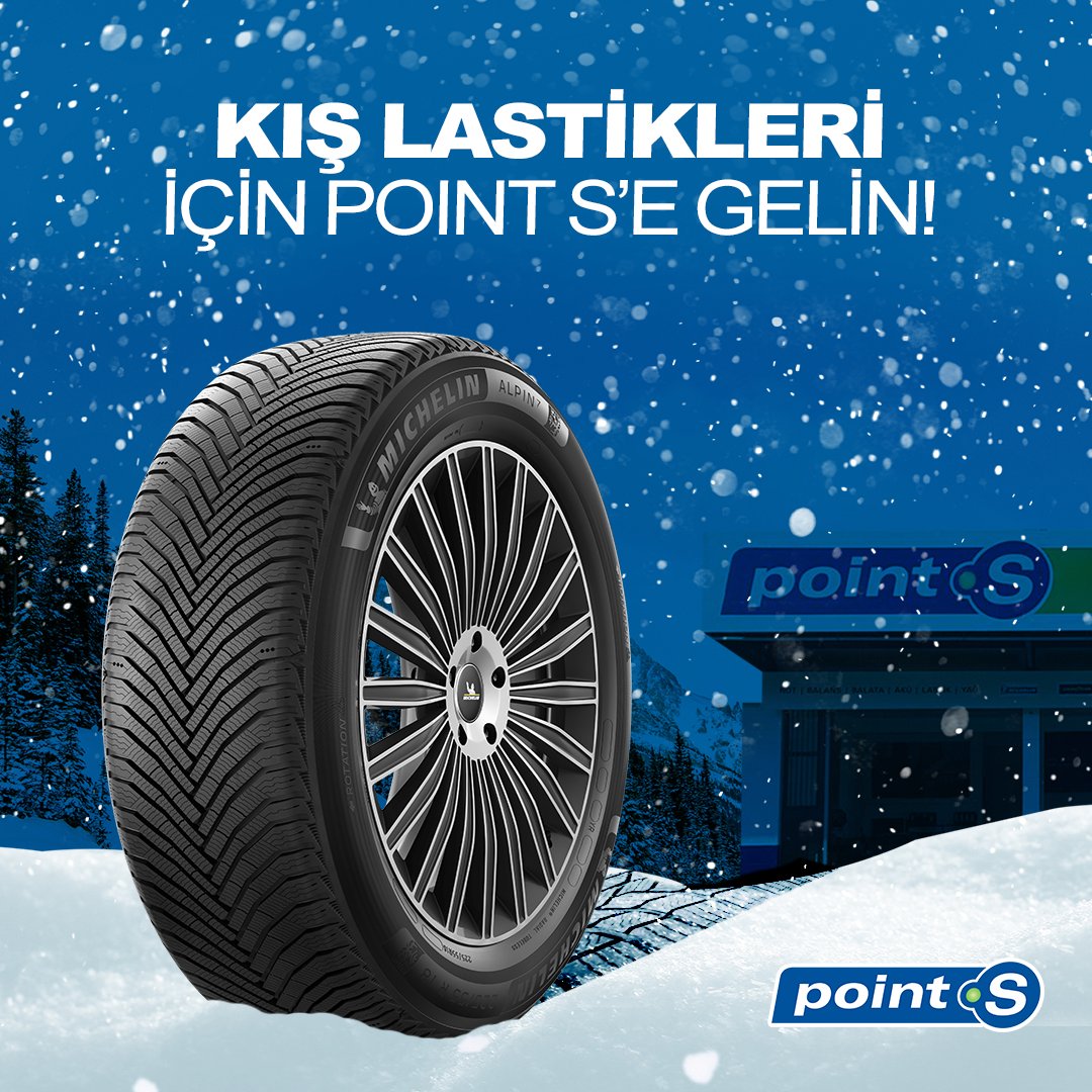 PointS_Turkiye's tweet photo. Kış lastiklerin Point-S bayilerinde.
Aracına uygun kış lastiğini seç güvende ol.

#PointS #Michelin #Lastik #Otomotiv #Araba #Otomobil  #KışLastiği #Kış https://t.co/4llExA6buY