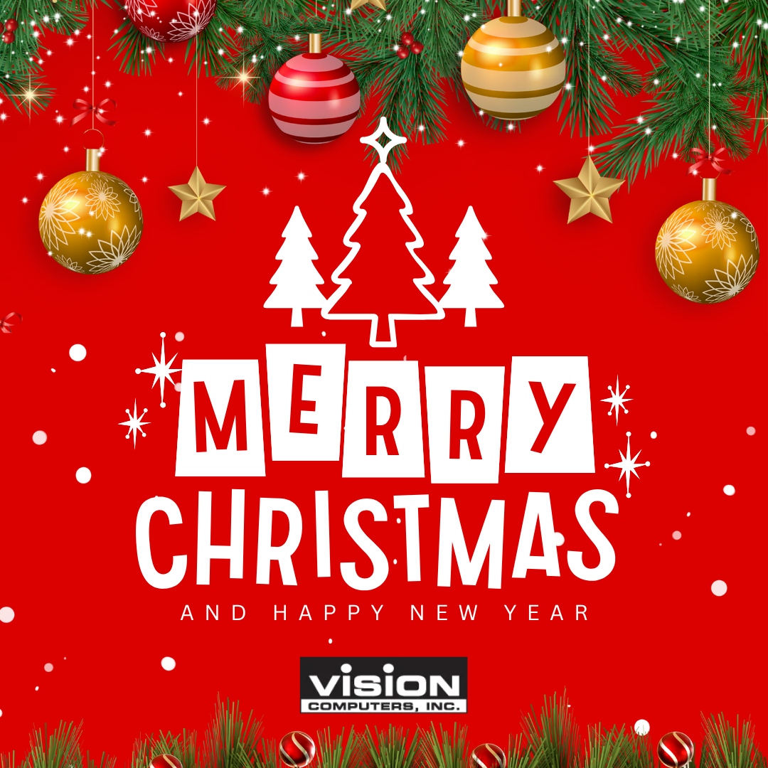 Vision_Comp_Inc's tweet image. 🎄Merry Christmas from Vision Computers! 🎅✨
Wishing you a holiday season filled with joy, laughter, and the warmth of family and friends. Thank you for being a part of our community this year! Here’s to a wonderful Christmas and a prosperous New Year! 🎁
#VisionComputer #...