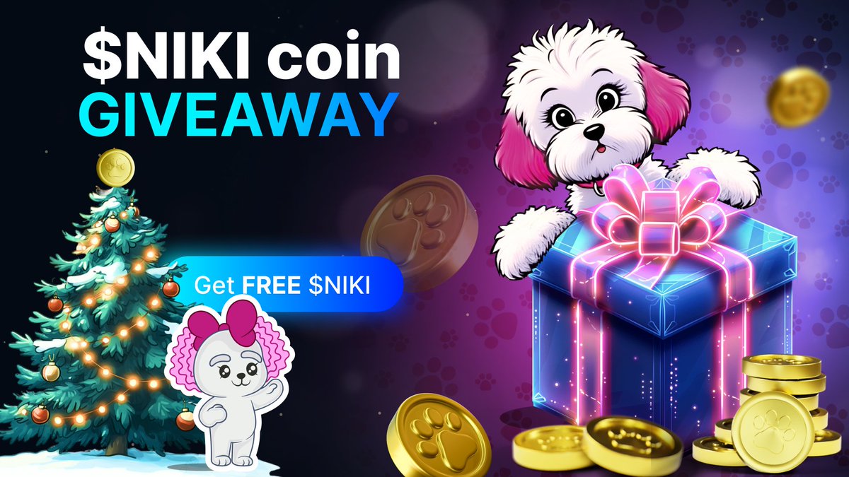 🪙 NIKI is Giving Gifts! 🪙

Leave your  SOL wallet address + hashtags #nikicoin #niki in the comments and 💸 receive between 1,000 and 1,000,000 $NIKI 💸

🏆  Want more coins? 
Share this image with the caption: Getting $NIKI is easy! Join while the giveaway lasts! #nikicoin