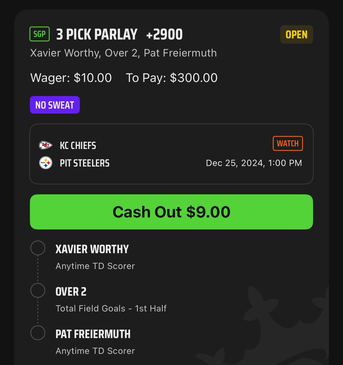 Cappn_Code's tweet image. #slipsmas 
@DKSportsbook 
HERE WE GO STEELERS