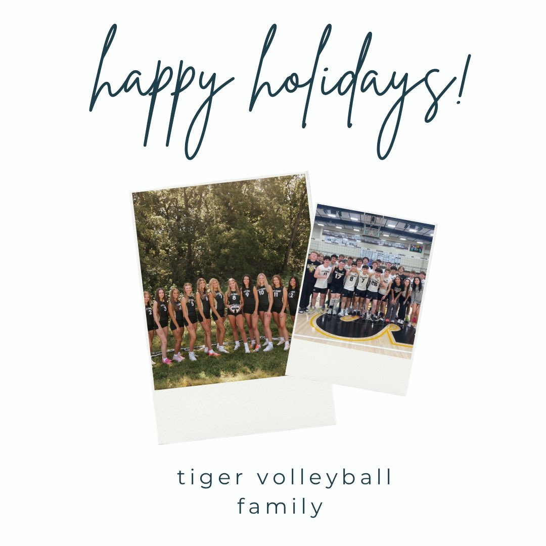 Happy holidays tigers! ✨