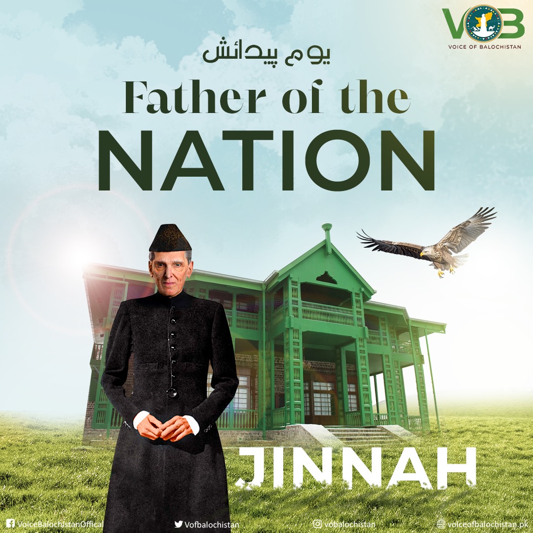VofBalochistan's tweet photo. Embracing the legacy of the Father of the Nation on his birth anniversary with a fervent call echoing unity, urging us to stand together against internal and external threats, https://t.co/Z6rRavWoyw