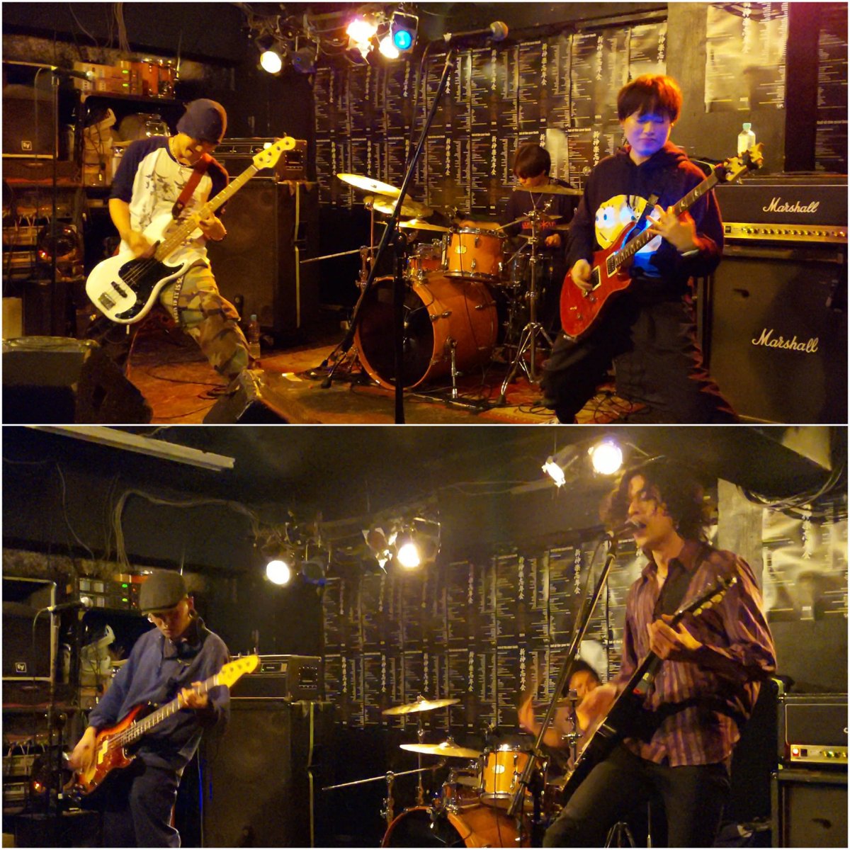 noramitsu666's tweet photo. 心斎橋新神楽でのライブ『愛と誠 2024』でした🎵
ジャンキー58%今年最後のライブでしたけど本当に楽しかったです🤘🏻
久々のMuddy Jackets最高でしたし、TRASH COUNTERFEIT何か無茶苦茶良かったです🤭
#TRASHCOUNTERFEIT
#AcroBox
#hiright
#MuddyJackets
#ハツヤマスポーツ
#ジャンキー58% https://t.co/gGIbUq22k8