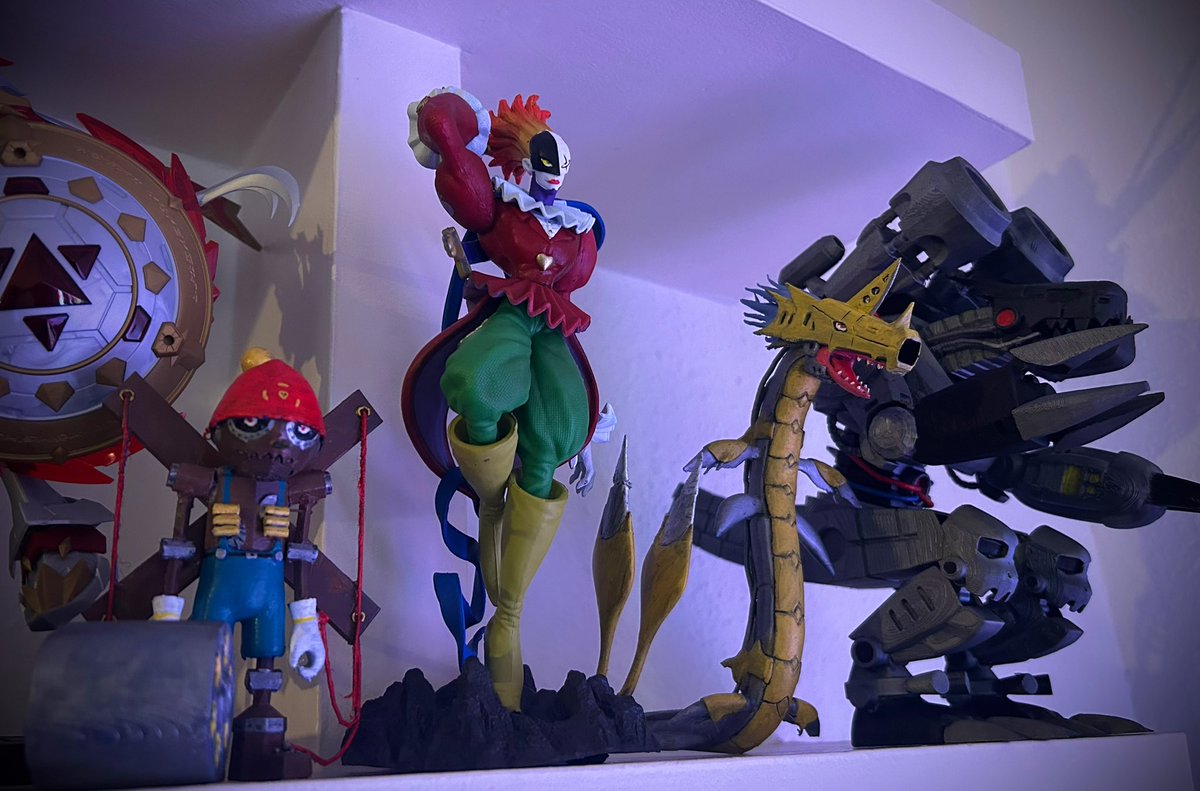 mantieskie's tweet image. Y así quedarían ya los #DarkMasters #Digimon ❤️