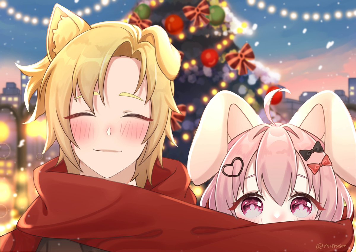 Merry Christmas and Happy Holidays to everyone who celebrates 🎄 Wishing you all the happiness this holiday season and throughout the coming year! 🎁✨

🎨: <a href="/miftasee/">Miftasee</a>