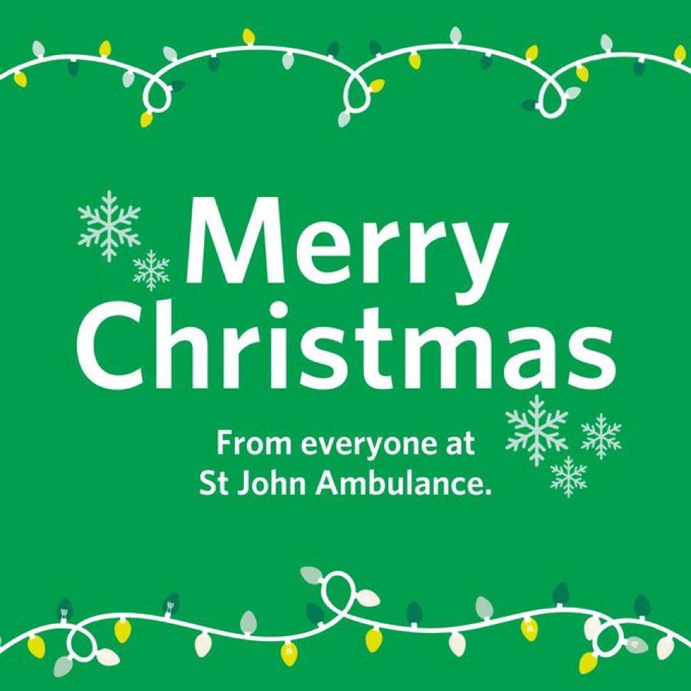 Wishing everyone a very Merry Christmas. A huge thank you to all volunteers out supporting the community over the festive period.