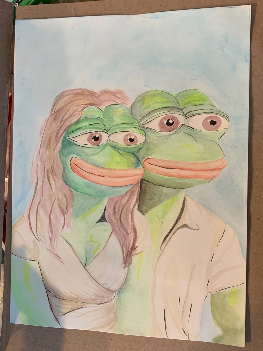 🥹 my niece made me this for christmas ♥️ 

pepe wtf