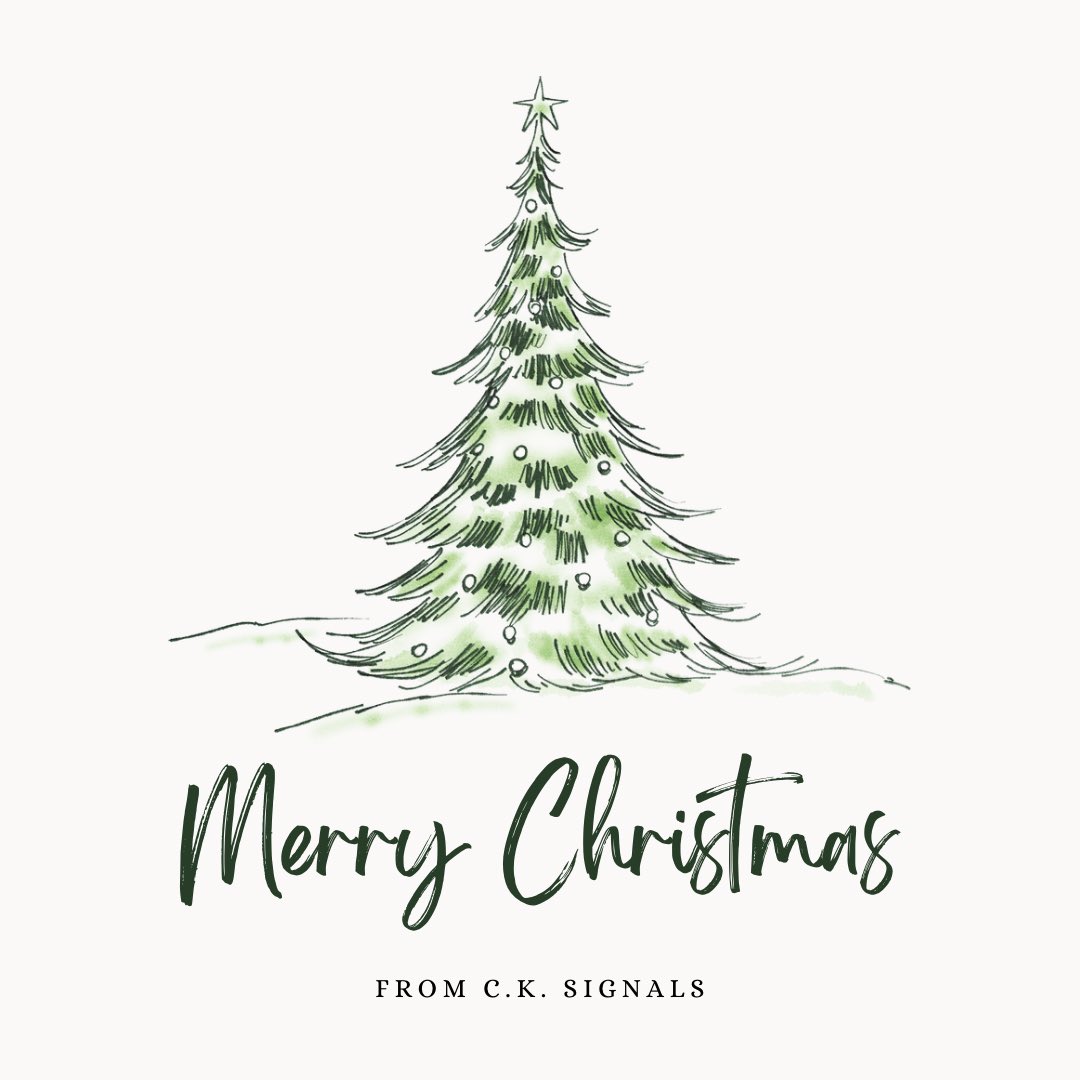 CKSignals's tweet photo. Merry Christmas and Happy Holidays from our C.K. Team! 🎄✨ Wishing you a season filled with joy, success, and cheer—no matter how you celebrate. Here’s to a bright year ahead! ❄️🎁 

#HappyHolidays #MerryChristmas #SeasonOfJoy #GratefulTogether https://t.co/bTXsxNmf2n