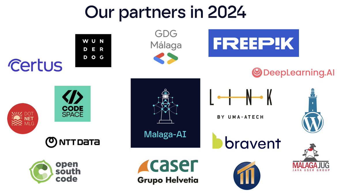 2024 comes to an end and we'd like to reflect on all the activities we have brought to you and the partnerships we've strengthened 🦾

Thank you to all community members because you are the reason for us to exist 🙇‍♂️

Here is to a new year full of AI 🥂