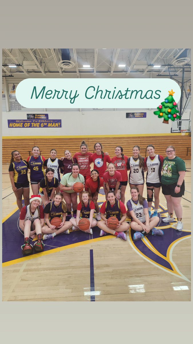 EAHS Girls Hoops (@eahsgirlshoops) on Twitter photo Merry Christmas everyone from the Elkhorn Girls Basketball program! <a href="/EahsGirlsHoops/">EAHS Girls Hoops</a> #togetherness #positivesupports #EGBs #1Herd #goelks Merry Christmas everyone from the Elkhorn Girls Basketball program! <a href="/EahsGirlsHoops/">EAHS Girls Hoops</a> #togetherness #positivesupports #EGBs #1Herd #goelks