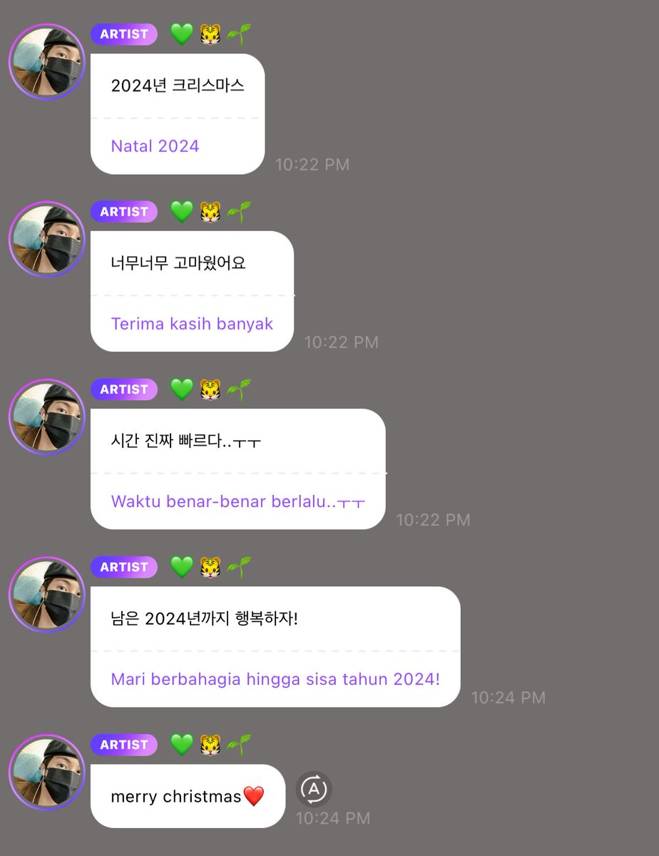 leoylie's tweet photo. 241225🐯  Mark Bbl Bubble💭 Update 💚 (6) #마크 #마크버블 #이마크 #MARKLEE #MARK #MARKF #마버블 #マーク

#SBSGayoDaejeon2024 #2024SBSGAYODAEJEON #2024SBS가요대전 

#xmas2024 #MerryChristmas      #MerryChristmas2024 #HappyChristmasDay #MerryXmas #메리크리스마스 https://t.co/vYMQ17I8tL