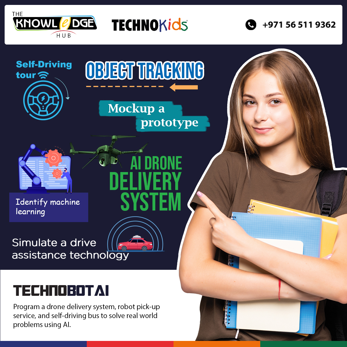 Knowledgehubdxb's tweet photo. Empowering the next generation! 💡 #TechnoBotAI builds strong #programming skills, opening doors to careers in #DataAnalytics, #SoftwareEngineering, #Robotics, &amp; #MachineLearningskills in high demand for the future! 🚀 https://t.co/1rZmPWJfYZ