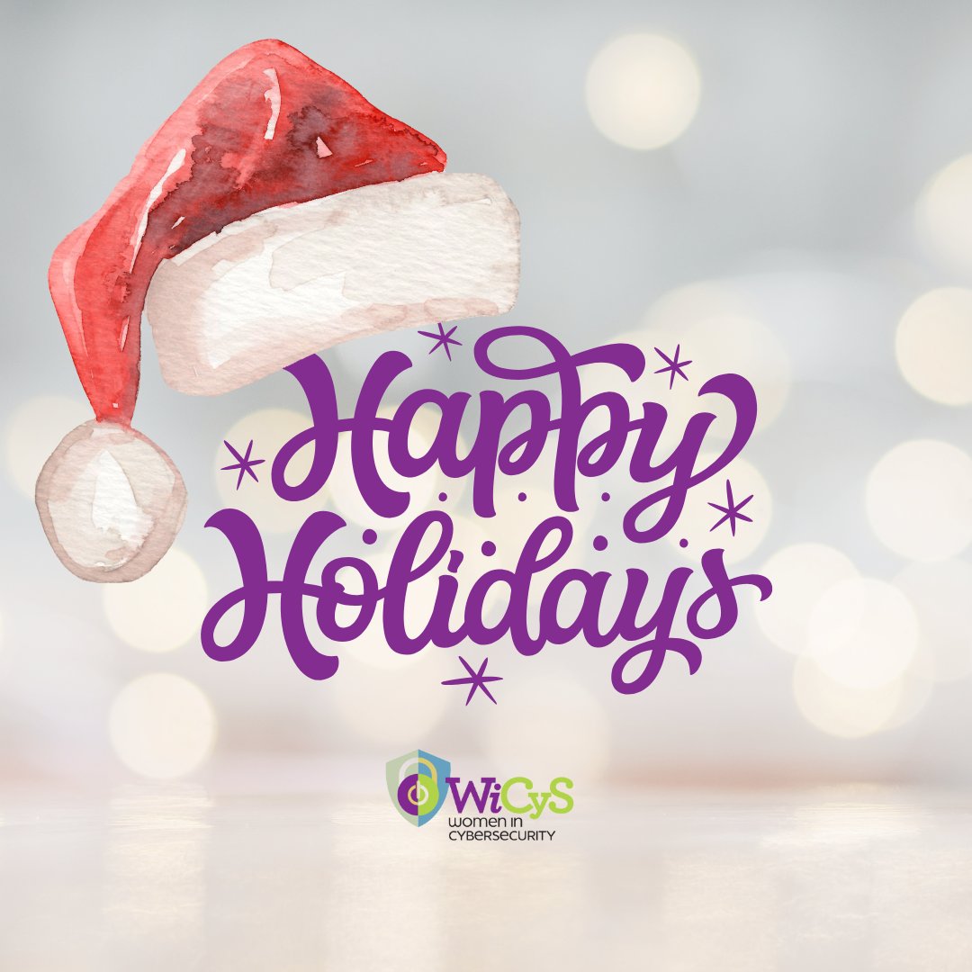 WiCySorg's tweet photo. 🎄✨Happy Holidays from WiCyS!✨🎄  

Wishing you a joyous holiday season filled with warmth, connection, and cheer. Here’s to an even more empowering 2025 together! 🌟💻  

#WiCyS #WomenInCyber #HappyHolidays https://t.co/gqbHEWjq4L