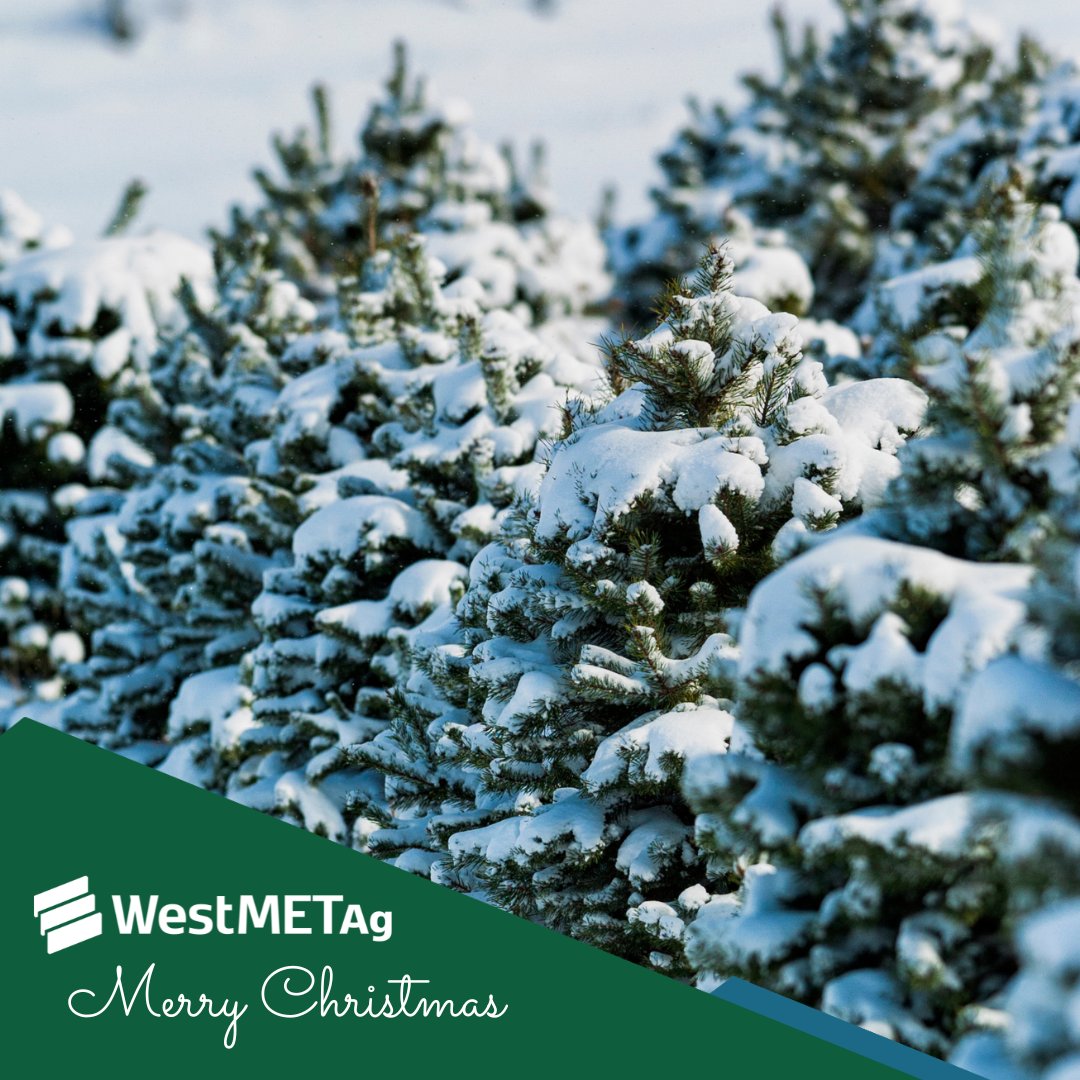Merry Christmas from the team at WestMET Ag! We're wishing everyone a restful holiday season.