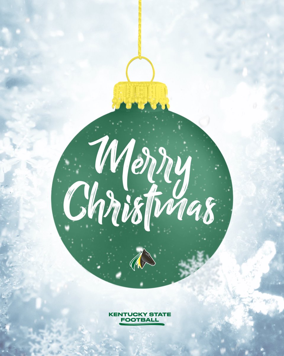 Love from the <a href="/KYSUFB/">Kentucky State University Football</a> family 🎄