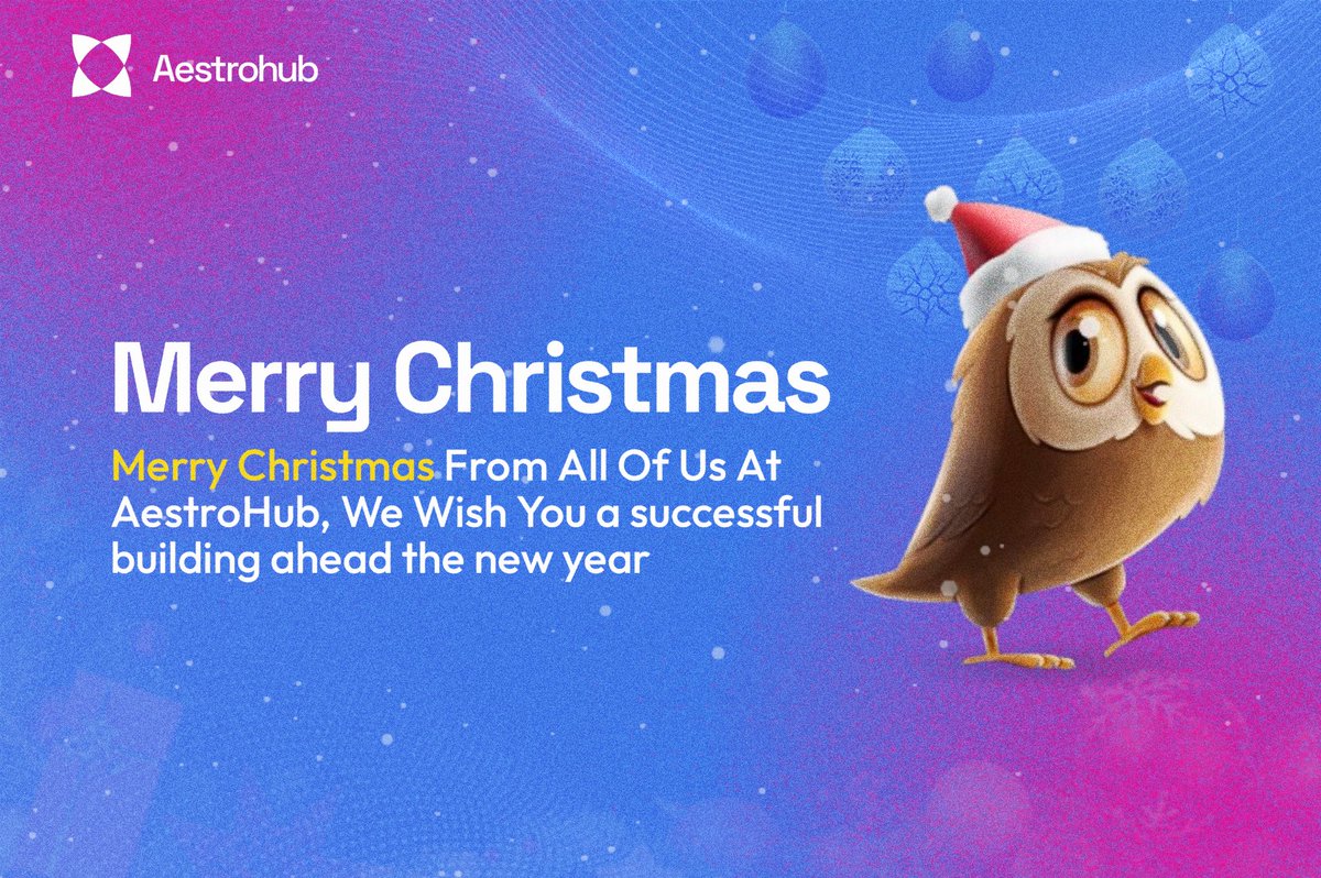 Merry Christmas from us to you. 🎁 We wish you a successful year of building great products and services in the new year 🎊.