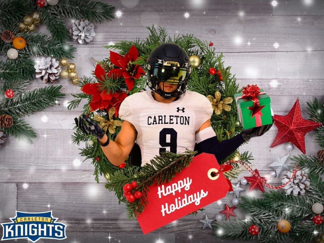 CoachLeeXiong's tweet image. Merry Christmas everyone!! @CarletonFB  #KeepStackin