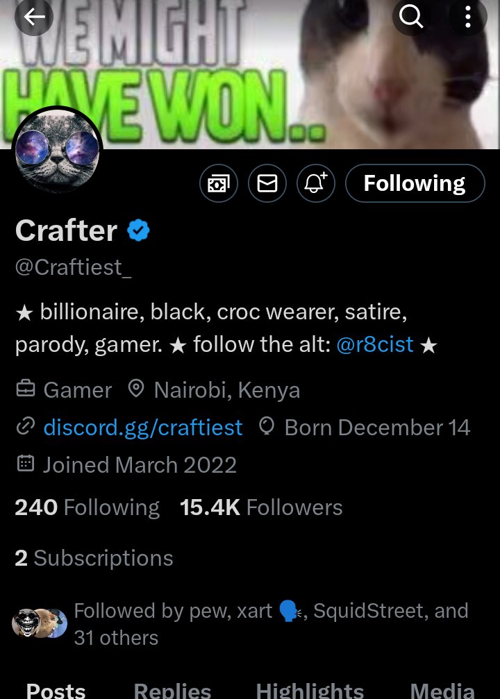 SpiceNBA's tweet image. Mass @Craftiest_ unfollowing spree on December 31st. On everyone’s soul WE all are leaving him in 2024 #whosewithme?