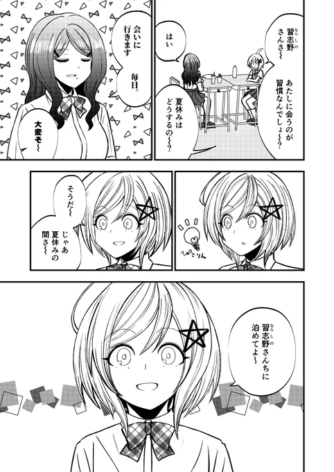 習慣の話 その4
#創作百合 